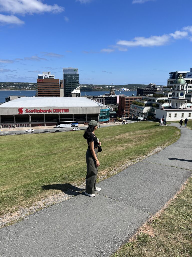 Citadel hill and view